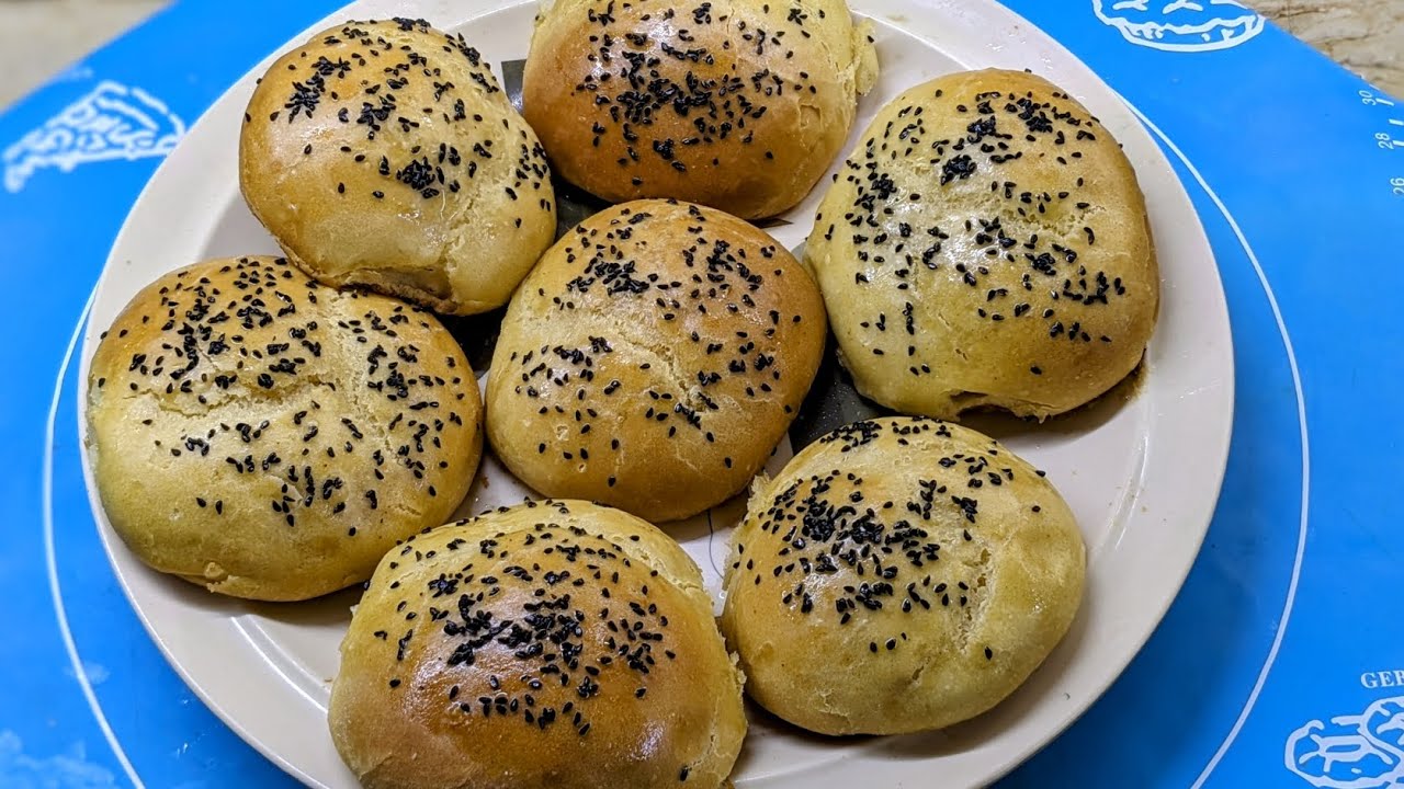 Burger Buns Recipe Dinner Rolls Recipe Soft and Fluffy Bread for