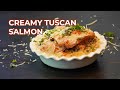 Creamy tuscan salmon  italian creamy salmon recipe  spoorthy cuisine