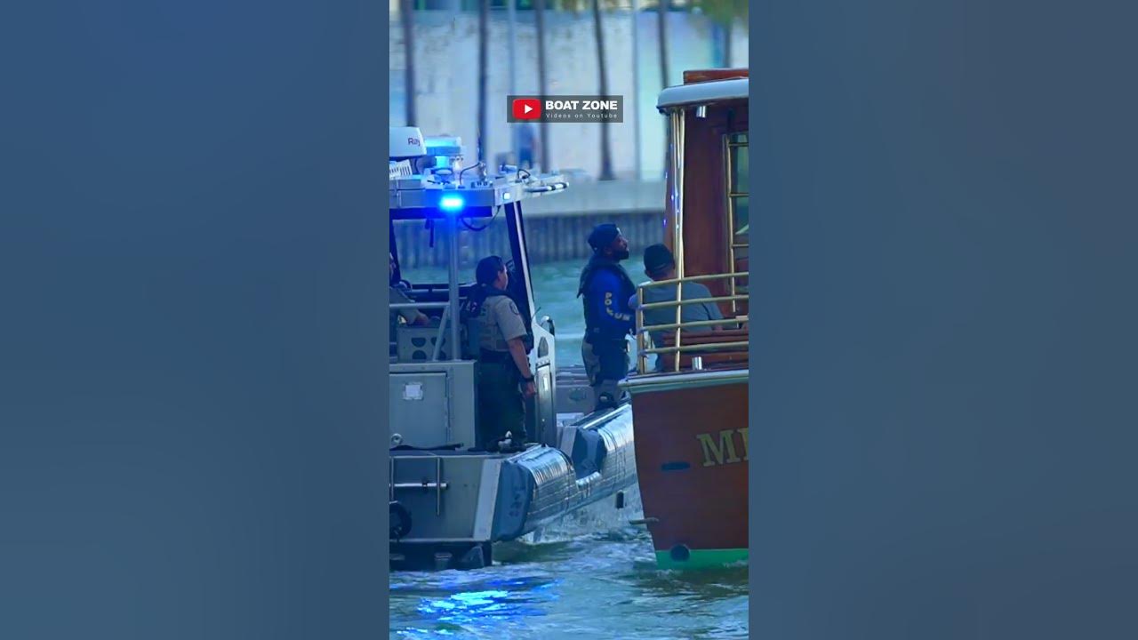 Miami Police!! What is Going On? Boat Zone YouTube