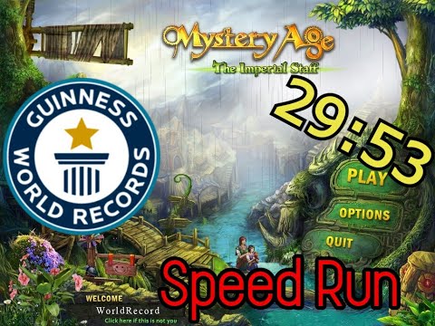 *WORLD RECORD* Mystery Age: The Imperial Staff Speedrun 29:53!!