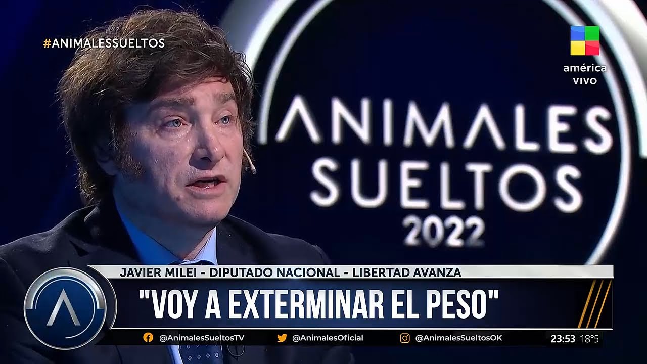 ????️ La propuesta 2023 de Javier Milei: Dolarización y "exterminio" del peso  - YouTube