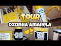 TOUR PELA MINHA COZINHA AMARELA QUE EU MESMA FIZ! LAR DA SHEILA 💛