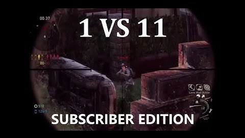 1 vs 11 Comeback (Subscriber Edition) - The Last of Us: Remastered Multiplayer (Bill