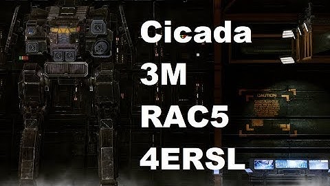 Mechwarrior Online : CDA-3M "Circleada" (1xRAC5, 4xERSL, ECM, XL295)