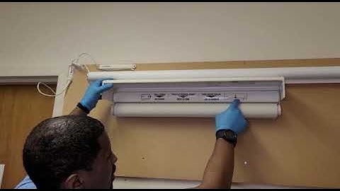 LUTRON "Triathlon" Shade - Changing the Batteries