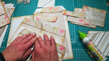 Envelope file folder/journal Tutorial part 2