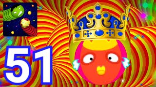 Snaky.io-(Gameplay 51)-Ganando Con SERPIENTE DE FUEGO screenshot 4