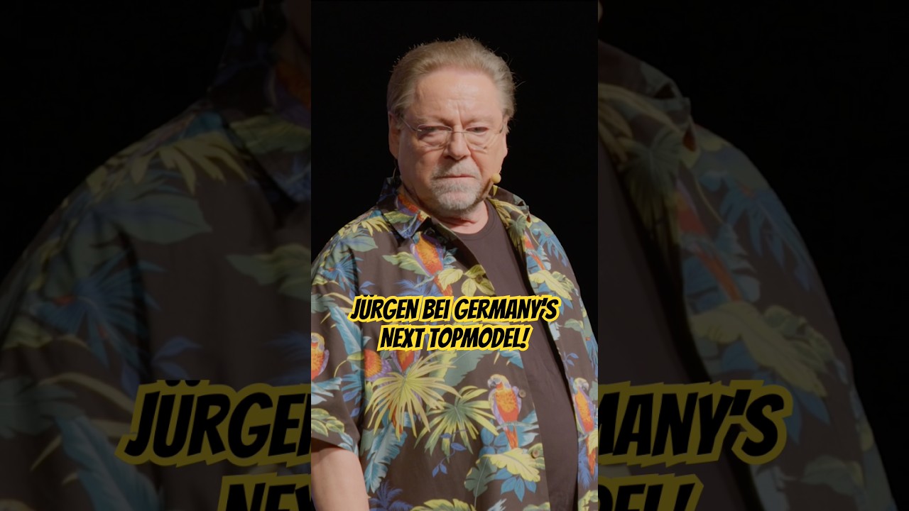 Jürgen bei “Germany’s Next Topmodel” #comedy #humor #live #lol #standupcomedy