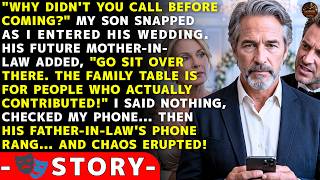 Why Didn't You Call Before Coming My Son Snapped at His Own Wedding—Then, With One Move…