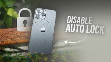 How to Disable Auto Lock on iPhone (tutorial)