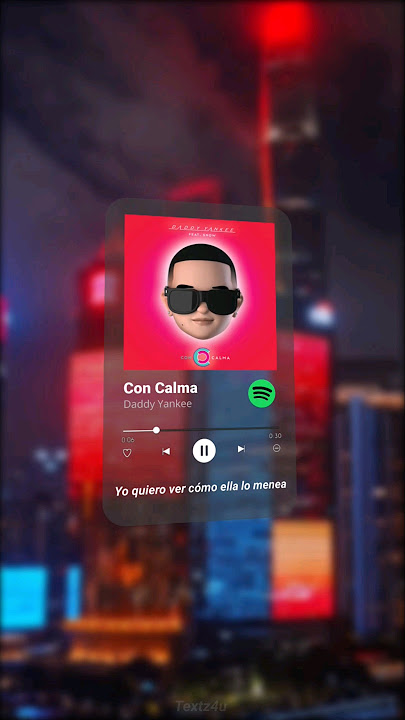 daddy Yankee con calma lyrics | slowed | edit #lyrics #aestheticslowed #shortsvideo #shorts