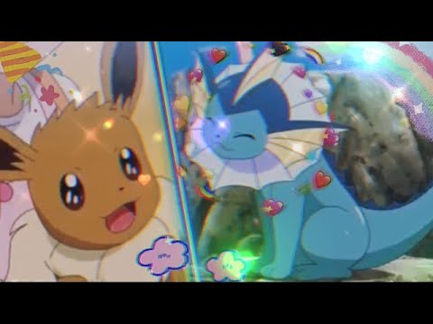 Eevee and Vaporeon 🧡AMV💙 [Run Wild]