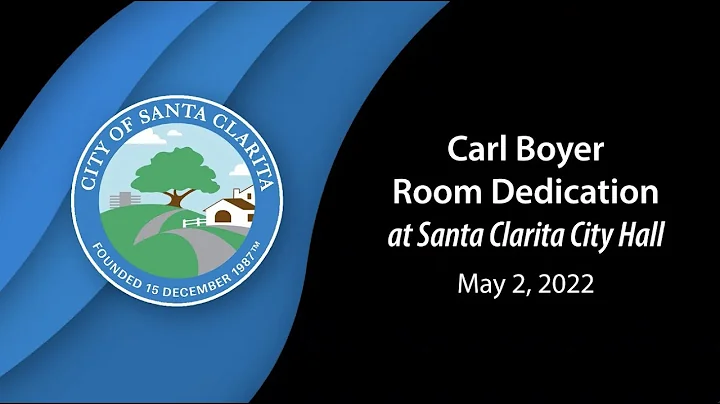 Carl Boyer Room Dedication (Full Ceremony)