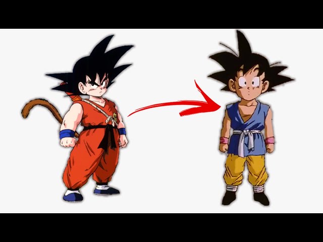 Why is Goku tan in GT? class=