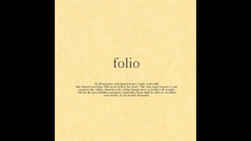 Folio - 1st Demo [Full EP]