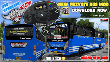 New Private Bus Mod For Bussid || Download Mod || New Bus Mod For Bussid || Bus Simulator Indonesia
