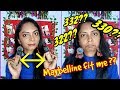 Maybelline fit me foundation for Dusky girls / Testing shades 322,330 & 332 together /