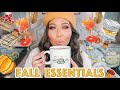 FALL FAVES//ESSENTIALS! LIFESTYLE, BEAUTY &amp; MORE!