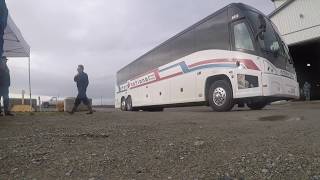 Touring Value Of Biogas attendees at dairy farm&#39;s manure treatment facility