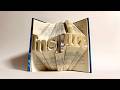 【ASMR】 Book Folding: Inspire - Full refold