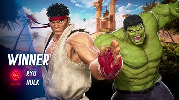 Marvel vs Capcom Infinite my 1st Arcade Battle with Ryu and Hulk (PS4)