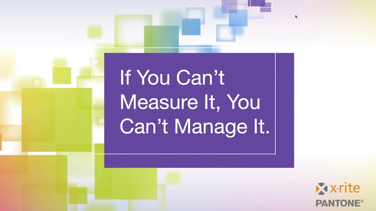 If You Can't Measure It, You Can't Improve It