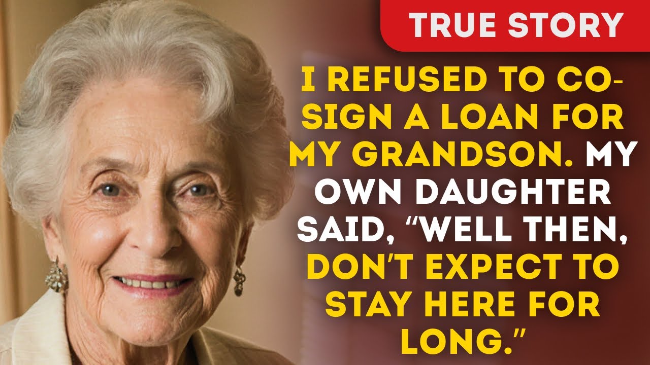 I Refused To Co-Sign A Loan For My Grandson. My Own Daughter Said, “Well Then, Don’t Expect To Stay