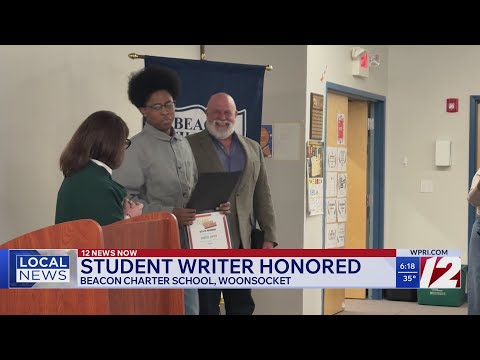 Beacon Charter School student writer honored
