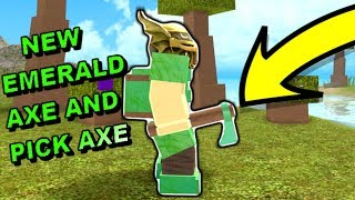 *NEW* EMERALD TOOLS & OI HUT! (Roblox Booga Booga)