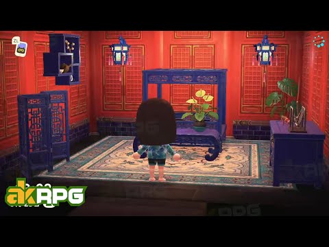ACNH Chinese Imperial Them Bedroom - Best Animal Crossing New Horizons Design Ideas