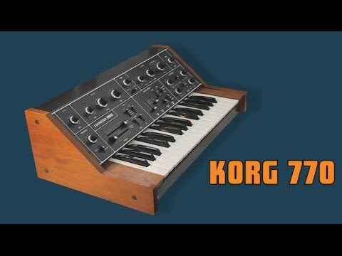 KORG 770 Analog Synthesizer 1976 | HD DEMO |