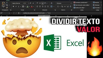 🔥 ¿Cómo DIVIDIR TEXTO en EXCEL 2025?  ✅ Aprende a usar la función VALOR y SUMA💡
