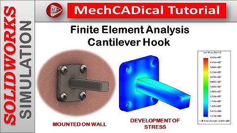 FEA: Cantilever Hook in SolidWorks II Simulation
