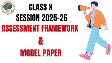 Class 10 Assessment Framework & Model paper for Session 2025-26 Federal Board