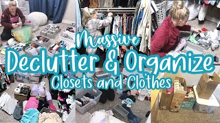 DECLUTTER AND ORGANIZE WITH ME 2023 / EXTREME CLOSET ORGANIZATION / ORGANIZING DRESSERS AND CLOSETS