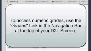 Accessing Student Grades (D2L 10.3)