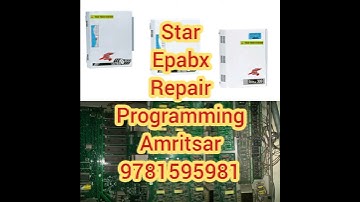 Star Ultra Epabx 616 Intercom Phone System Repair Programming Amritsar 9781595981