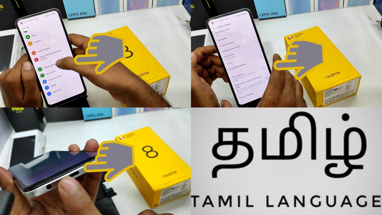 How to Enable OTG pen drive connection in REALME 8 in Tamil How To