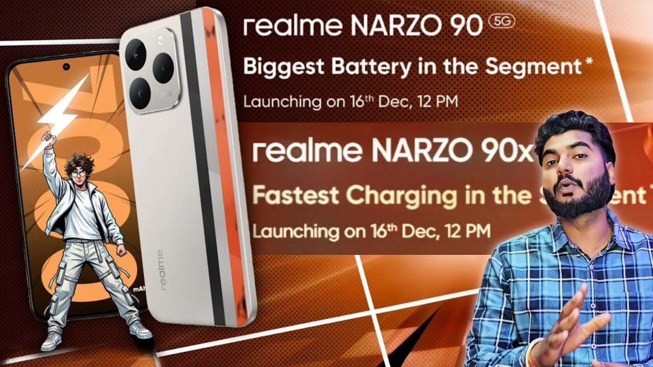 Realme Narzo 90 Series India Launch  Narzo 90 & Narzo 90x Full Specs, Features, Price, First Look