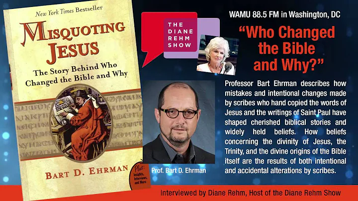 Who Changed the Bible & Why? Diane Rehm Show