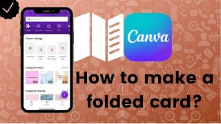 How to make a folded card on Canva?