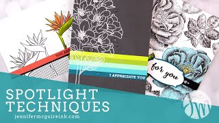 Spotlight Stamping Techniques