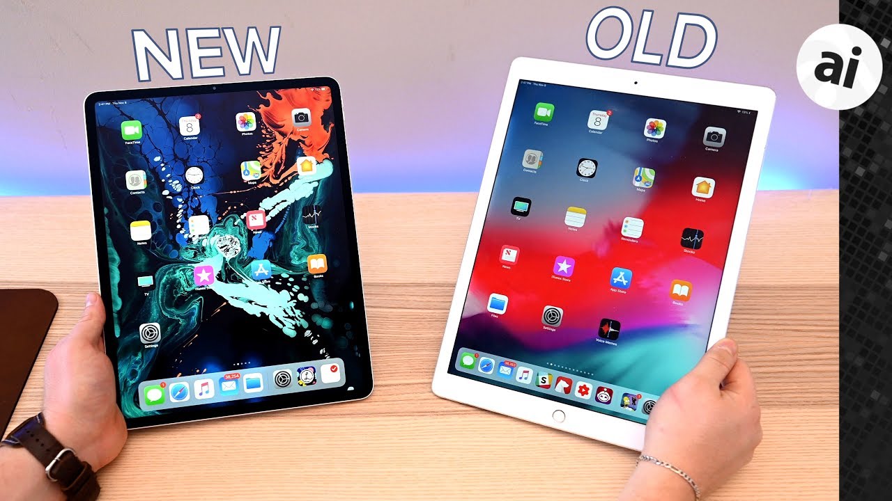 Comparing Old & New 12.9-Inch iPad Difference is Real! - YouTube