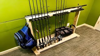 DIY Fishing Rod Holder/Stand (Home Made) 