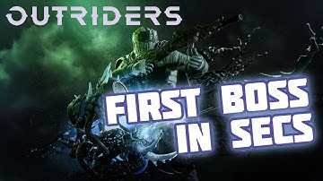 DESTROYING GAUSS!!! Outriders First Boss Fight | Outriders Technomancer Gameplay