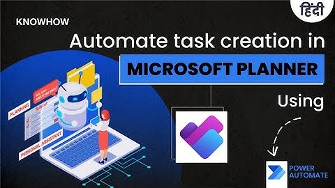 Auto-create Tasks in Planner with Power Automate [Hindi]