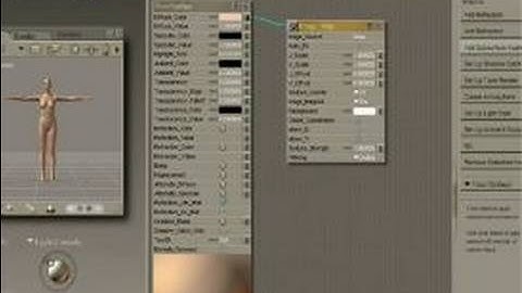 Texture Maps in Poser Software : How to Use the Poser Material Room