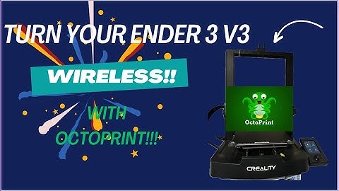 Connecting an Ender 3 V3 SE printer to your computer or home network via Octoprint and why to do it.