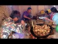 Village Pork curry in the kitchen