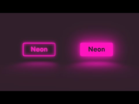 Create a neon button with a reflection using CSS